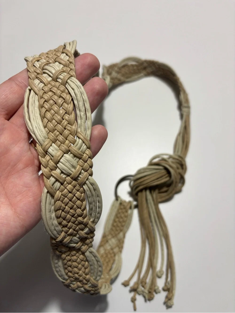 Boho Indie Festival Woven Fringe Belt